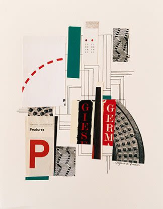 "It Probably Is" | Collage in Paintings by Aryana B. Londir