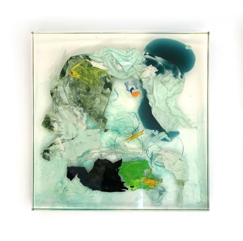 Wicked Games  (23 x 23") | Oil And Acrylic Painting in Paintings by Calina Hiriza