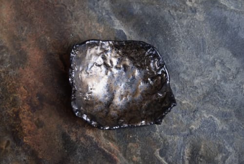 Wabi-sabi bronze rock bowl | Dinnerware by Laima Ceramics