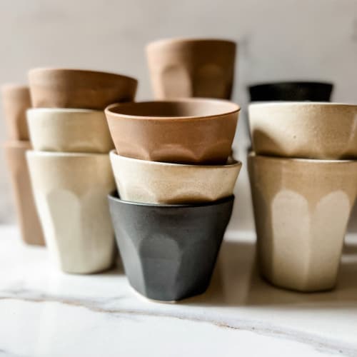 Daily Ritual Fluted Tumbler Small - The Nest Collection | Drinkware by Ritual Ceramics Studio