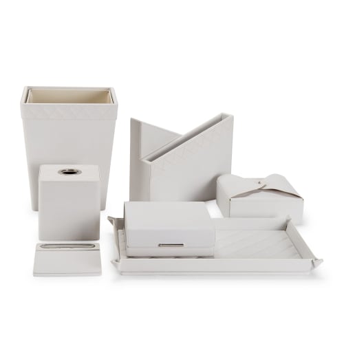 Tufted with Stainless Steel Room Set | Decorative Objects by Rikan