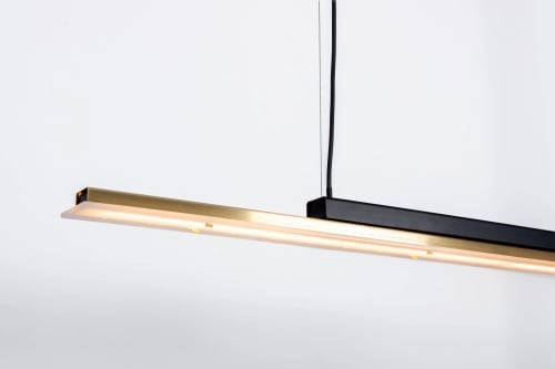 Level Light Brass Pendant | Decorative Objects by Noah B