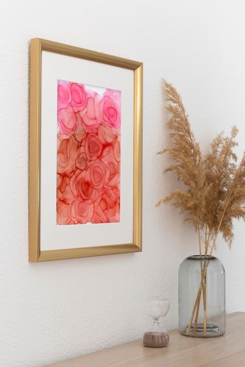I am blooming | abstract original art | Mixed Media in Paintings by Megan Spindler