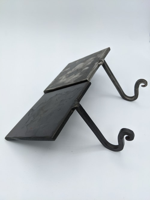 Hand Forged Iron Mantle Hook | Hardware by Element Hand Forged Hardware