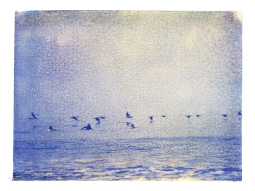 Surfers + Pelicans | Paintings by She Hit Pause