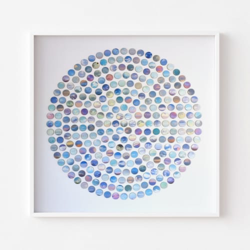 Violet Skies | Collage in Paintings by Amelia Coward