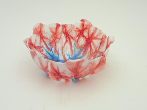 Red, White and Blue Fiesta Bowl | Decorative Bowl in Decorative Objects by Scott Williams - Unique Originals