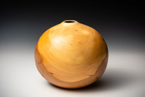 Applewood Vessel | Decorative Objects by Louis Wallach Designs