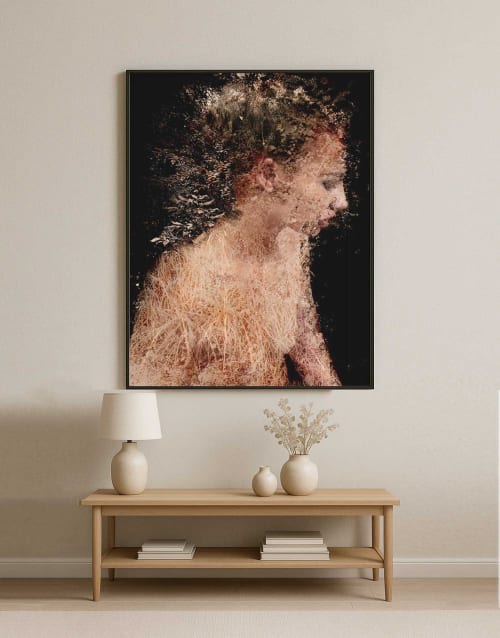 Portrait 440 – Large Format Abstract Portrait Fine Art Print | Prints by Dario Moschetta