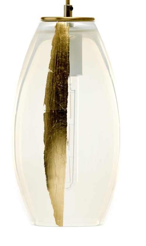 LUMi Luxury Upgrades Precious Metal Contour Stripe | Pendants by LUMi Collection