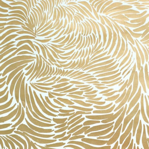 Plume | Rich Gold | Wallpaper in Wall Treatments by Jill Malek Wallpaper