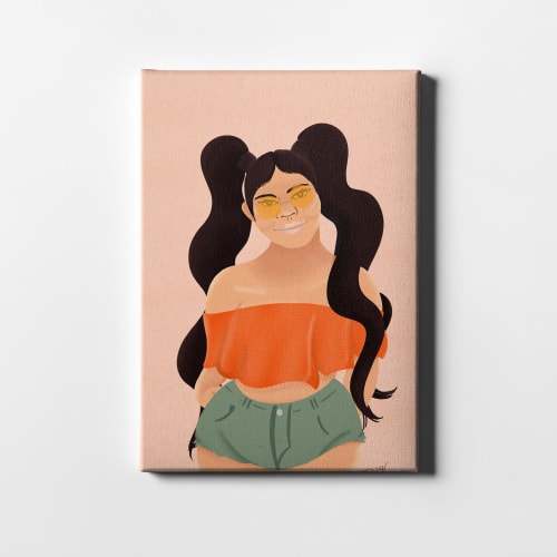 Peachy | Paintings by $NP Designs