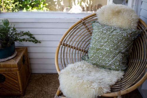 Batik Pillow | Olive Green | Sham in Linens & Bedding by NEEPA HUT