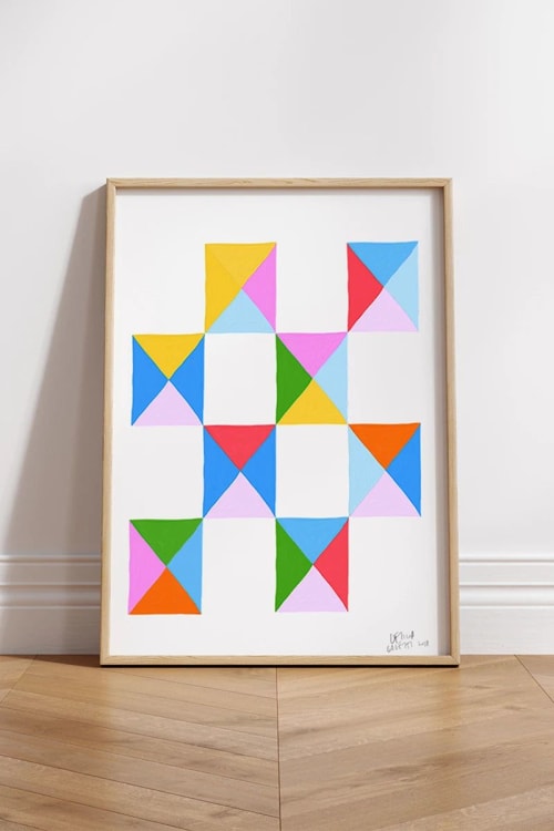 Estudios Geométricos 03 Wall Poster | Paintings by OWO Ceramics