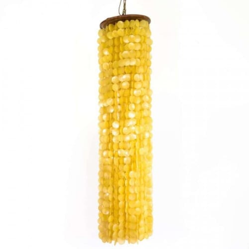 Alan Mizrahi MV3027 Danish Capiz | Chandeliers by Alan Mizrahi Lighting Design
