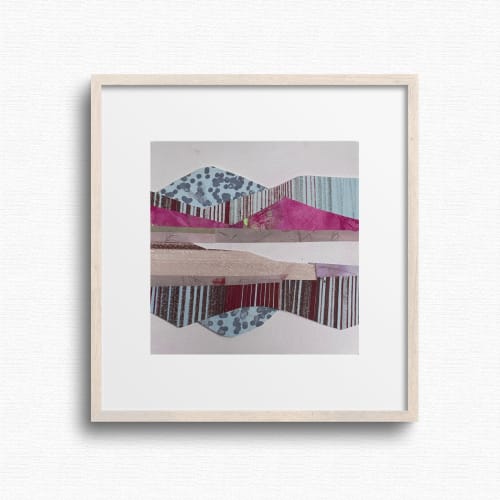 6x6 Original Collage Art | Rhythm by Shilo Ratner | Work by Shilo Ratner