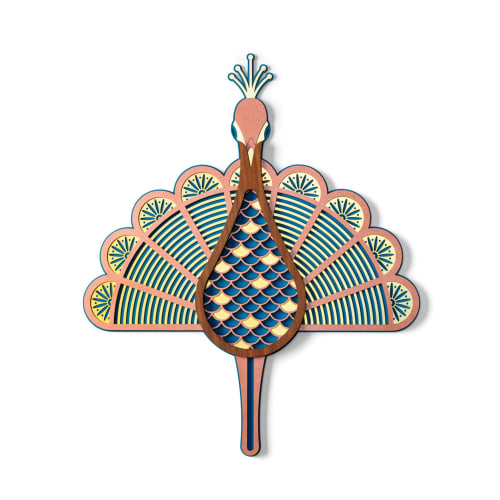 The Peacock | Wall Sculpture in Wall Hangings by Umasqu