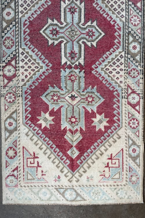 Violet | 2'6 x 9' | Runner Rug in Rugs by Minimal Chaos Vintage Rugs