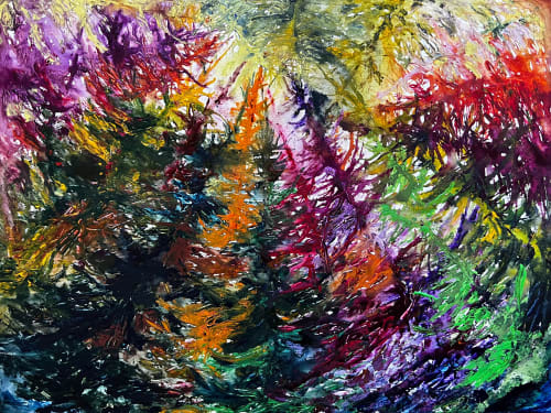 The Sky Is The Limit VI | Watercolor Painting in Paintings by Checa Art