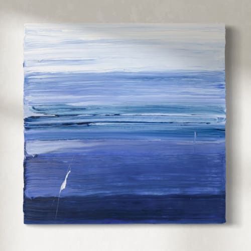 Blue Mojito | Oil And Acrylic Painting in Paintings by Teodora Guererra Fine Art
