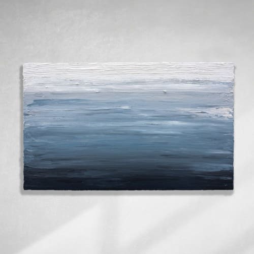 Distant Light | Oil And Acrylic Painting in Paintings by Sorelle Gallery