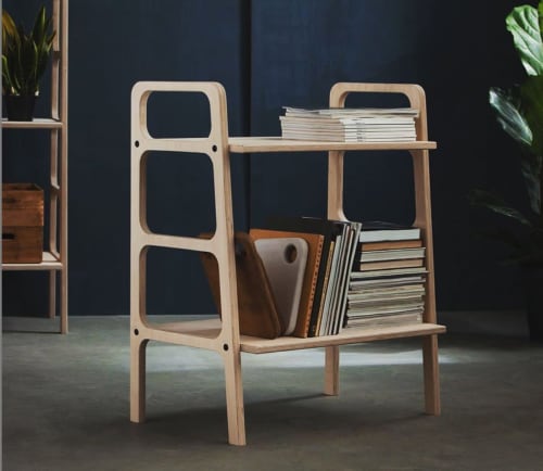 Scandinavian bookcase, Plywood furnitures, Home Office | Storage by Plywood Project