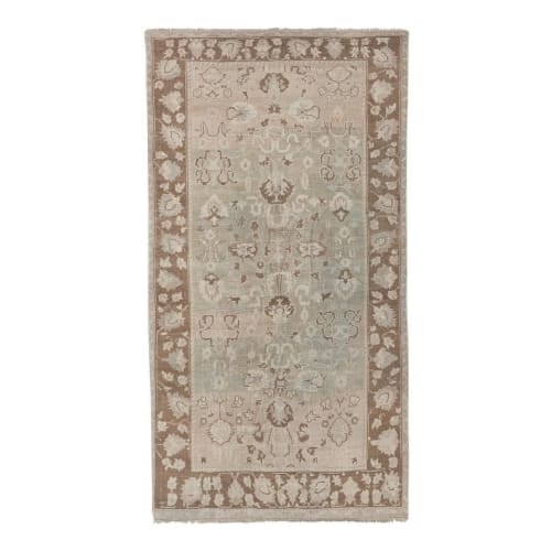 Vintage Turkish Karapinar Rug With Venetian Renaissance | Rugs by Vintage Pillows Store