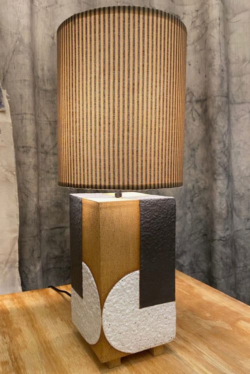 Lamp 001 Lava | Table Lamp in Lamps by Roy Ceramics