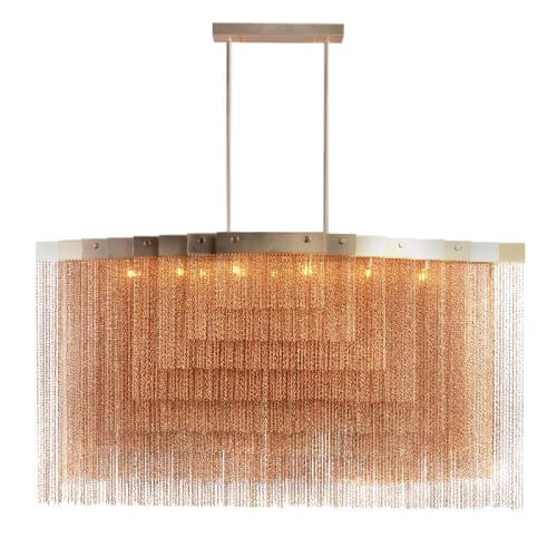 Alan Mizrahi CHAIN032 Kelly Square | Chandeliers by Alan Mizrahi Lighting Design