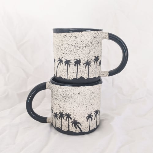 Palm Tree Mug | Drinkware by btw Ceramics