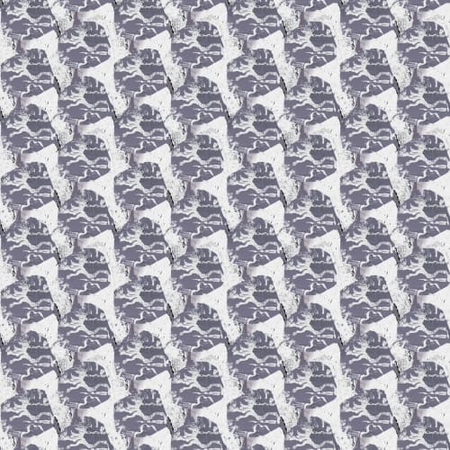 Society Islands, Plum | Fabric in Linens & Bedding by Philomela Textiles & Wallpaper