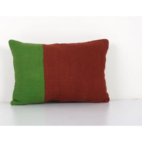 Small Striped Turkish Kilim Pillow, Handmade Turkish Kilim P | Pillows by Vintage Pillows Store
