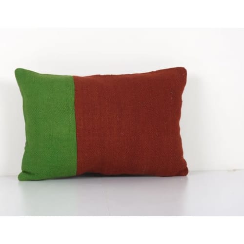 Small Striped Turkish Kilim Pillow, Handmade Turkish Kilim P | Cushion in Pillows by Vintage Pillows Store