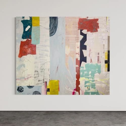 Palimpsest | Oil And Acrylic Painting in Paintings by Sarah Finucane