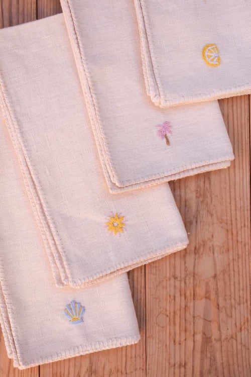 Dalia Napkin (Set of 4) | Linens & Bedding by Folks & Tales