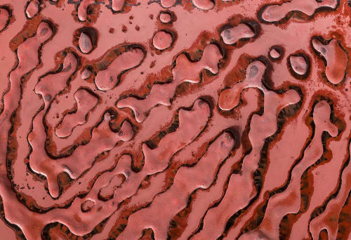 Fingerprint Mars Wall Decor | Decorative Objects by PlusObject
