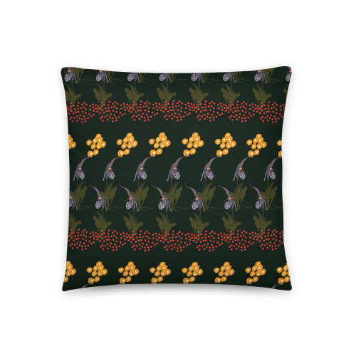 Orchid no.8 Throw Pillow | Pillows by Odd Duck Press