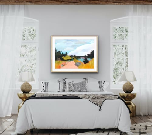 Bouncing Into Graceland (Horizontal) | Prints by Neon Dunes by Lily Keller