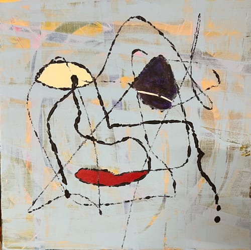 The Boxer (24"x24") | Mixed Media in Paintings by The Art Of Gary Gore