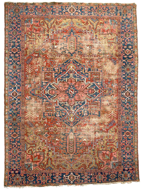 STUNNING Artistic & Rugged Northwest Antique Karaja / Karaje | Area Rug in Rugs by The Loom House