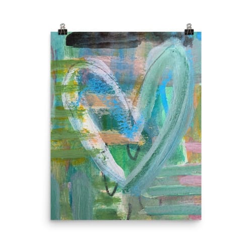 Heart Print | Prints in Paintings by carrie song