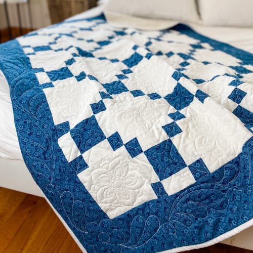 The Classic- Lap size | Linens & Bedding by Delightfully Quilted by Maria