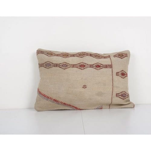 Anatolian Lumbar Striped Kilim Pillow Cover, Handmade Sofa R | Pillows by Vintage Pillows Store