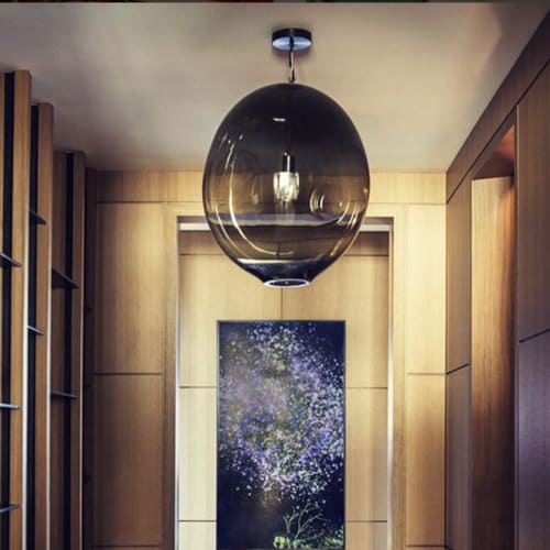 Asteroid Mercury Gigantic Glass Light | Decorative Objects by Esque Studio