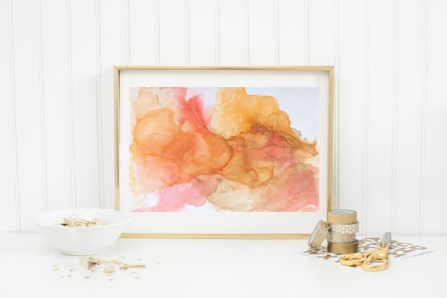 gentle in transitions | abstract original  art | Mixed Media in Paintings by Megan Spindler