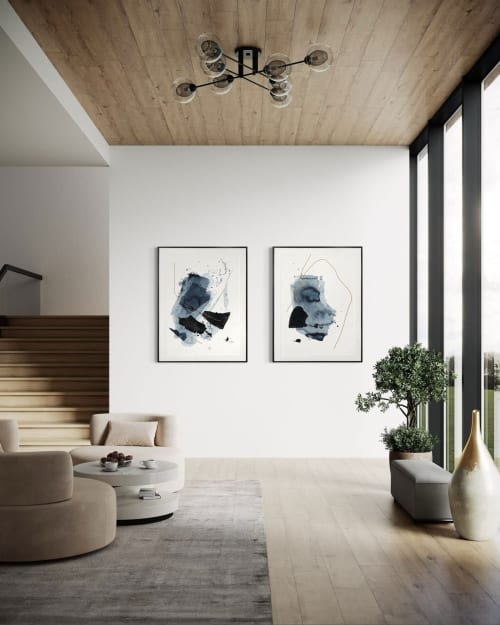 "Letting It Go" & "Taking It In" Print Set | Prints in Paintings by Kim Knoll Art