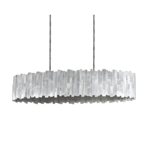 Alan Mizrahi PS1072 Seouta Elliptical Selenite | Chandeliers by Alan Mizrahi Lighting Design