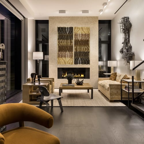 "SUNLIT AURA" Parametric Wood Wall Art Decor, Solid Wood | Wall Hangings by ArtMillWork Design