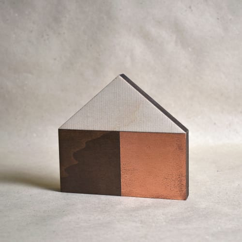 Little House - Wood/Copper No.29 | Sculptures by Susan Laughton Artist