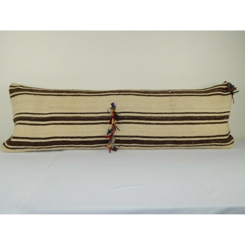 Vintage Hemp Turkish Bedding Kilim Pillow, Handwoven Kilim | Linens & Bedding by Vintage Pillows Store